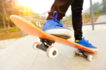 Skateboarding: tough on feet and ankles
